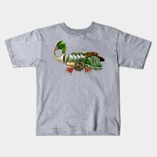 Bobart Spittle the steampunk archer fish Kids T-Shirt